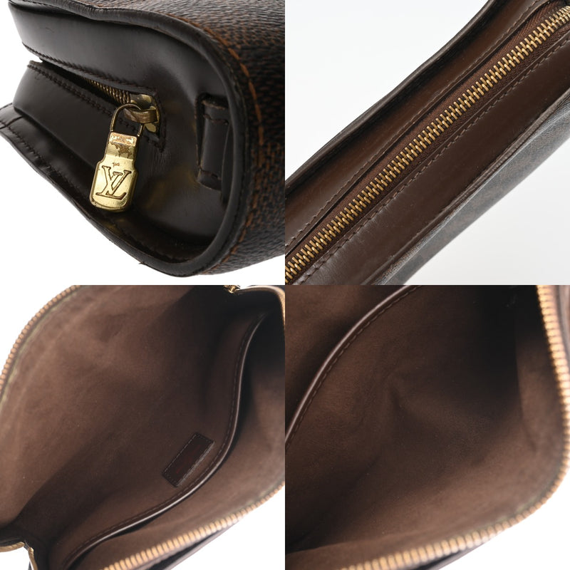 LOUIS VUITTON ルイヴィトン ダミエ サンルイ ブラウン N51993 メンズ ダミエキャンバス セカンドバッグ Bランク 中古 銀蔵