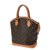 LOUIS VUITTON ルイヴィトン モノグラム ロックイット PM ブラウン M40102 レディース モノグラムキャンバス ハンドバッグ Bランク 中古 銀蔵