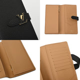 LOUIS VUITTON ルイヴィトン LV ヴェルティカル ウォレット ノワール M81330 レディース トリヨンレザー 二つ折り財布 ABランク 中古 銀蔵