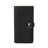 LOUIS VUITTON ルイヴィトン LV ヴェルティカル ウォレット ノワール M81330 レディース トリヨンレザー 二つ折り財布 ABランク 中古 銀蔵