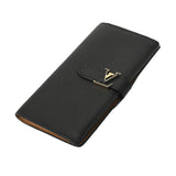 LOUIS VUITTON ルイヴィトン LV ヴェルティカル ウォレット ノワール M81330 レディース トリヨンレザー 二つ折り財布 ABランク 中古 銀蔵