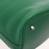 HERMES エルメス ピコタンロック MM タッチ ヴェールヴェルティゴ A刻印(2017年頃) レディース トリヨンクレマンス アリゲーター ハンドバッグ Aランク 中古 銀蔵