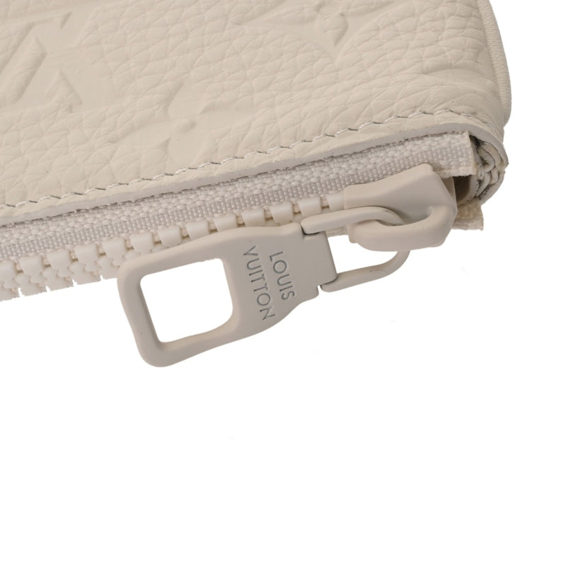 LOUIS VUITTON ルイヴィトン モノグラム ポシェット クレ ヴァージルアブロー 白 M67451 ユニセックス レザー コインケース 未使用 銀蔵
