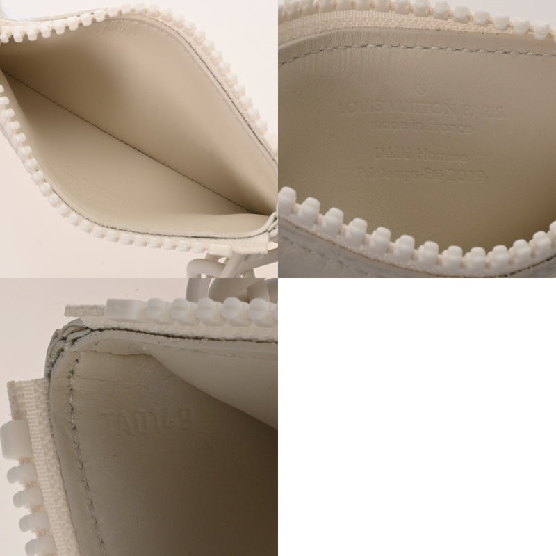 LOUIS VUITTON ルイヴィトン モノグラム ポシェット クレ ヴァージルアブロー 白 M67451 ユニセックス レザー コインケース 未使用 銀蔵