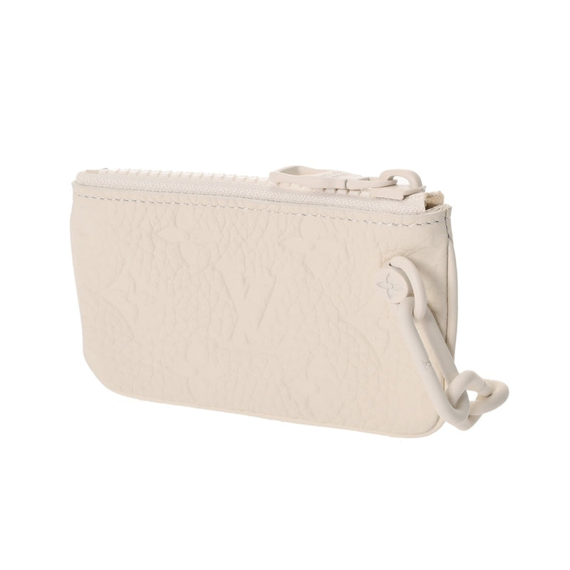 LOUIS VUITTON ルイヴィトン モノグラム ポシェット クレ ヴァージルアブロー 白 M67451 ユニセックス レザー コインケース 未使用 銀蔵