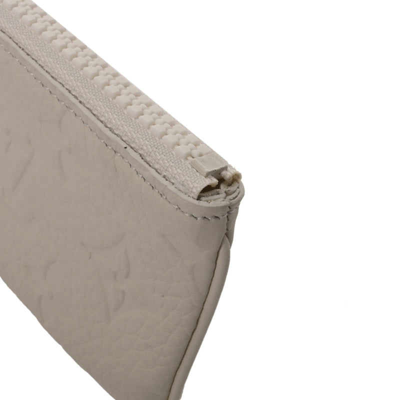 LOUIS VUITTON ルイヴィトン モノグラム ポシェット クレ ヴァージルアブロー 白 M67451 ユニセックス レザー コインケース 未使用 銀蔵