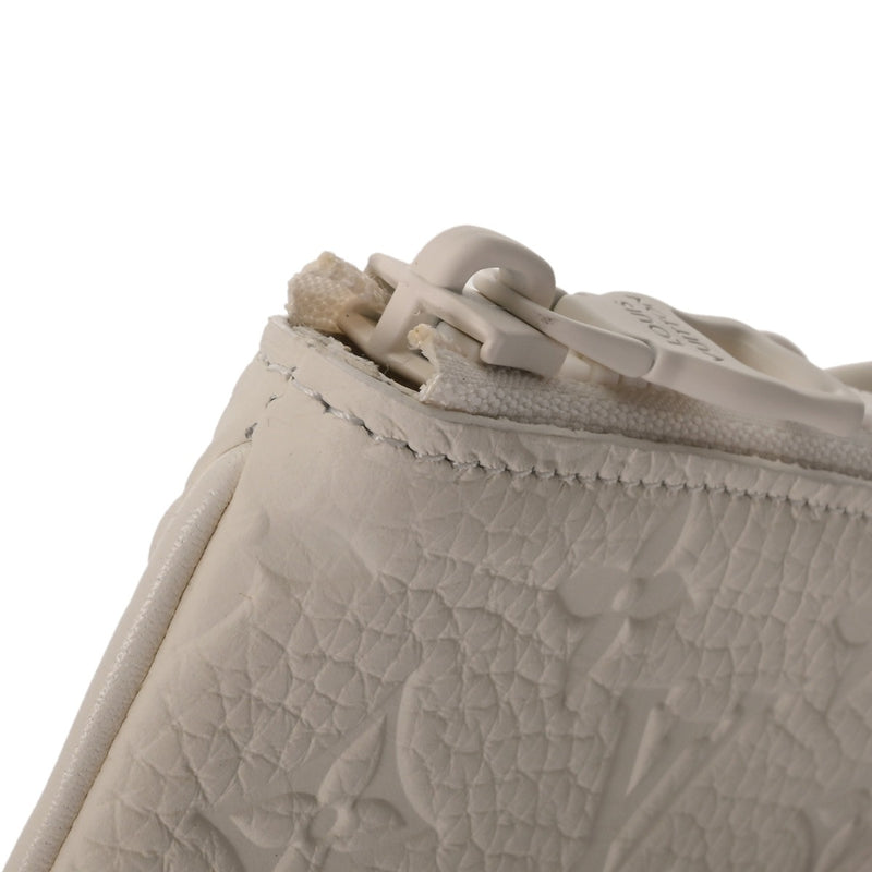 LOUIS VUITTON ルイヴィトン モノグラム ポシェット クレ ヴァージルアブロー 白 M67451 ユニセックス レザー コインケース 未使用 銀蔵