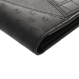 LOUIS VUITTON ルイヴィトン ポルトフォイユ ミュルティプル 黒/グレー N96276 メンズ オーストリッチ クロコダイル モノグラムエクリプス 二つ折り財布 未使用 銀蔵