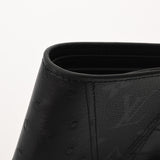 LOUIS VUITTON ルイヴィトン ポルトフォイユ ミュルティプル 黒/グレー N96276 メンズ オーストリッチ クロコダイル モノグラムエクリプス 二つ折り財布 未使用 銀蔵