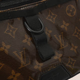 LOUIS VUITTON ルイヴィトン モノグラム グレーズ メッセンジャーPM ブラウン M43895 メンズ PVCコーティングキャンバス レザー ショルダーバッグ 未使用 銀蔵