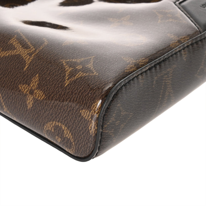 LOUIS VUITTON ルイヴィトン モノグラム グレーズ メッセンジャーPM ブラウン M43895 メンズ PVCコーティングキャンバス レザー ショルダーバッグ 未使用 銀蔵