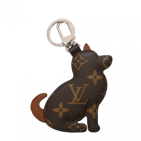 LOUIS VUITTON ルイヴィトン モノグラム ポルトクレアニマル ドッグ バッグチャーム ブラウン MP1995 ユニセックス モノグラムキャンバス キーホルダー 未使用 銀蔵