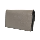 GUCCI グッチ インターロッキングG チェーンウォレット グレー 510314 レディース レザー チェーンウォレット Bランク 中古 銀蔵