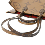 LOUIS VUITTON ルイヴィトン モノグラムジャイアント オンザゴー GM 2WAYトート ブラウン M44576 ユニセックス モノグラムキャンバス ハンドバッグ ABランク 中古 銀蔵