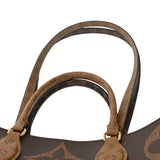 LOUIS VUITTON ルイヴィトン モノグラムジャイアント オンザゴー GM 2WAYトート ブラウン M44576 ユニセックス モノグラムキャンバス ハンドバッグ ABランク 中古 銀蔵