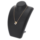 VAN CLEEF & ARPELS ヴァンクリーフ＆アーペル リボンモチーフ 3P パール　　 レディース K18イエローゴールド YG ネックレス Aランク 中古 銀蔵