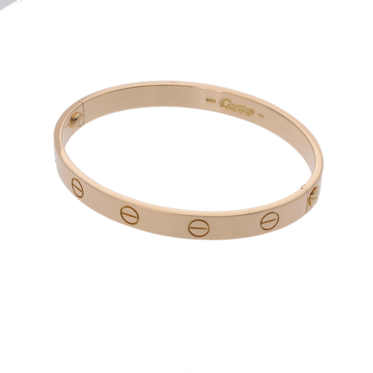 カルティエ ラブブレス 旧型 #17 レディース K18イエローゴールド YG