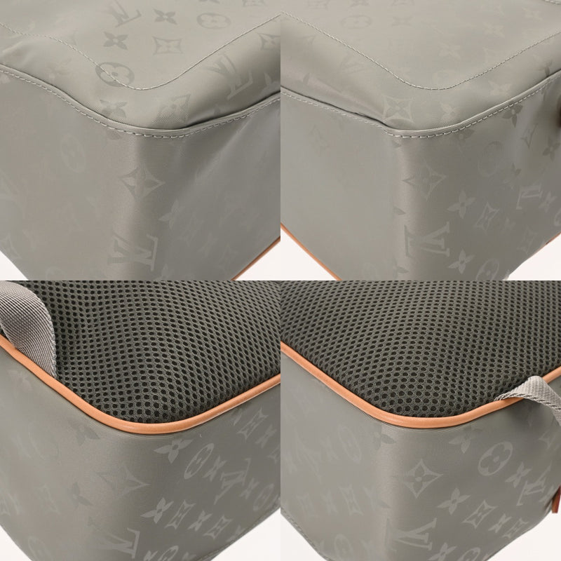 LOUIS VUITTON ルイヴィトン モノグラム チタニウム バックパック PM グレー M44871 メンズ モノグラムキャンバス リュック・デイパック ABランク 中古 銀蔵