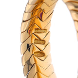 BVLGARI ブルガリ トゥボガス トルマリン アメジスト #10 9号 レディース K18イエローゴールド YG リング・指輪 Aランク 中古 銀蔵