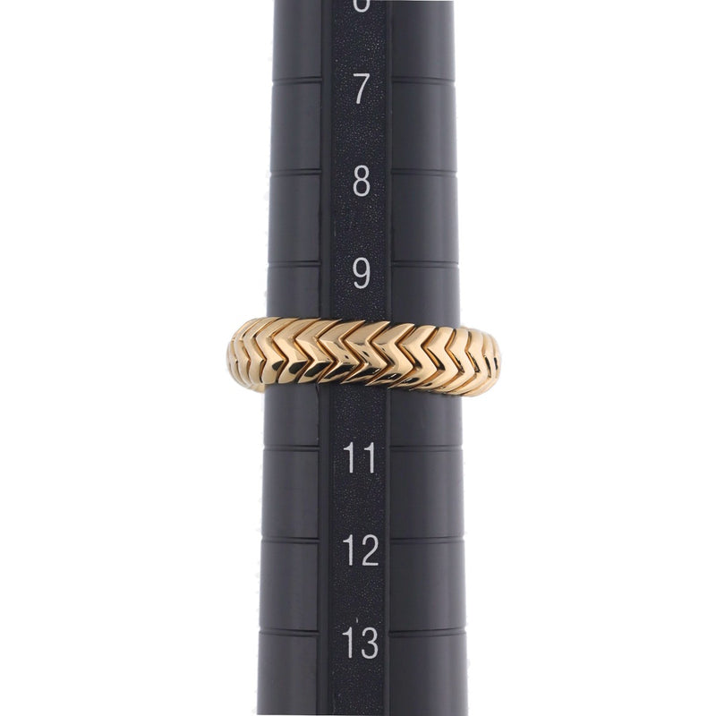 BVLGARI ブルガリ トゥボガス トルマリン アメジスト #10 9号 レディース K18イエローゴールド YG リング・指輪 Aランク 中古 銀蔵