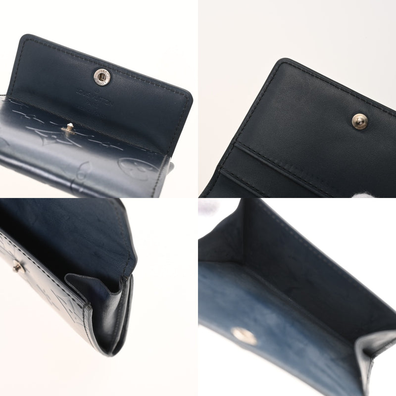 LOUIS VUITTON ルイヴィトン モノグラムマット ラドロー ブルー M65125 ユニセックス モノグラムマット コインケース ABランク 中古 銀蔵