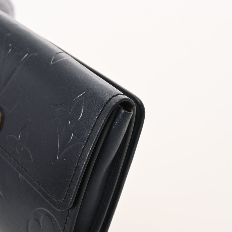 LOUIS VUITTON ルイヴィトン モノグラムマット ラドロー ブルー M65125 ユニセックス モノグラムマット コインケース ABランク 中古 銀蔵