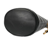 GUCCI グッチ GGマーモント ミニ バゲットバッグ 黒 575163 レディース レザー ショルダーバッグ ABランク 中古 銀蔵