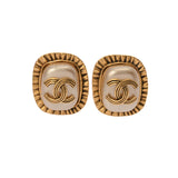 CHANEL シャネル ココマーク 94年モデル レディース GP フェイクパール イヤリング Aランク 中古 銀蔵