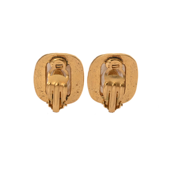 CHANEL シャネル ココマーク 94年モデル レディース GP フェイクパール イヤリング Aランク 中古 銀蔵