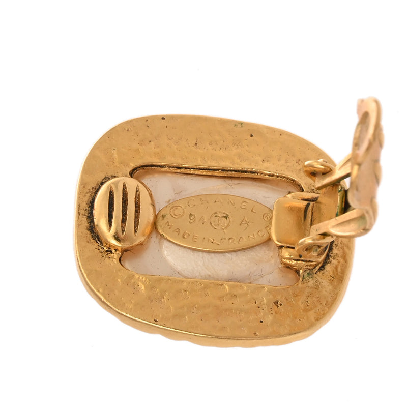 CHANEL シャネル ココマーク 94年モデル レディース GP フェイクパール イヤリング Aランク 中古 銀蔵