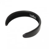 CHANEL シャネル ココマーク カチューシャ ブラック レディース ラムスキン ブランド小物 ABランク 中古 銀蔵