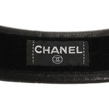 CHANEL シャネル ココマーク カチューシャ ブラック レディース ラムスキン ブランド小物 ABランク 中古 銀蔵