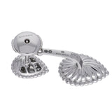 BOUCHERON ブシュロン セルパンボエム 2モチーフ シングル スタッズ アクアプレーズ レディース K18ホワイトゴールド WG ピアス Aランク 中古 銀蔵