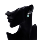 BOUCHERON ブシュロン セルパンボエム 2モチーフ シングル スタッズ アクアプレーズ レディース K18ホワイトゴールド WG ピアス Aランク 中古 銀蔵