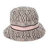 CHRISTIAN DIOR クリスチャンディオール 58サイズ ピンク/黒 レディース コットン100％ ハット Aランク 中古 銀蔵