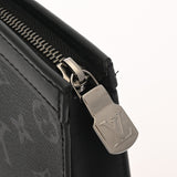 LOUIS VUITTON ルイヴィトン モノグラムエクリプス ポシェットヴォワヤージュ MM ブラック M61692 メンズ モノグラムキャンバス セカンドバッグ Aランク 中古 銀蔵
