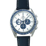 オメガ スピードマスター ムーンウォッチ コーアクシャル スヌーピーアワード 310.32.42.50.02.001 シルバー/ブルー メンズ 腕時計 手巻き 銀蔵