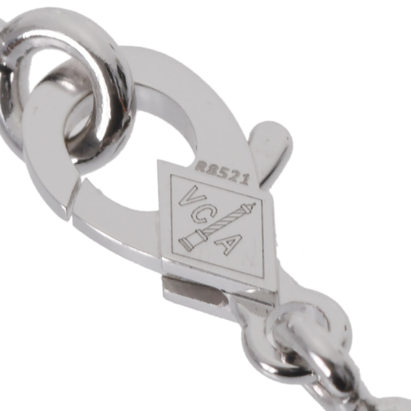 VAN CLEEF & ARPELS ヴァンクリーフ＆アーペル ヴィンテージ アルハンブラ ５モチーフ VCARP9XE00 レディース K18ホワイトゴールド WG ブレスレット Aランク 中古 銀蔵