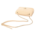 CHANEL シャネル チェーンショルダー ベージュ A93856 レディース キャビアスキン ショルダーバッグ ABランク 中古 銀蔵