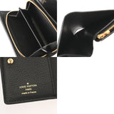 LOUIS VUITTON ルイヴィトン モノグラムアンプラント ポルトフォイユ クレア ノワール M80151 レディース レザー 二つ折り財布 ABランク 中古 銀蔵