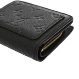 LOUIS VUITTON ルイヴィトン モノグラムアンプラント ポルトフォイユ クレア ノワール M80151 レディース レザー 二つ折り財布 ABランク 中古 銀蔵