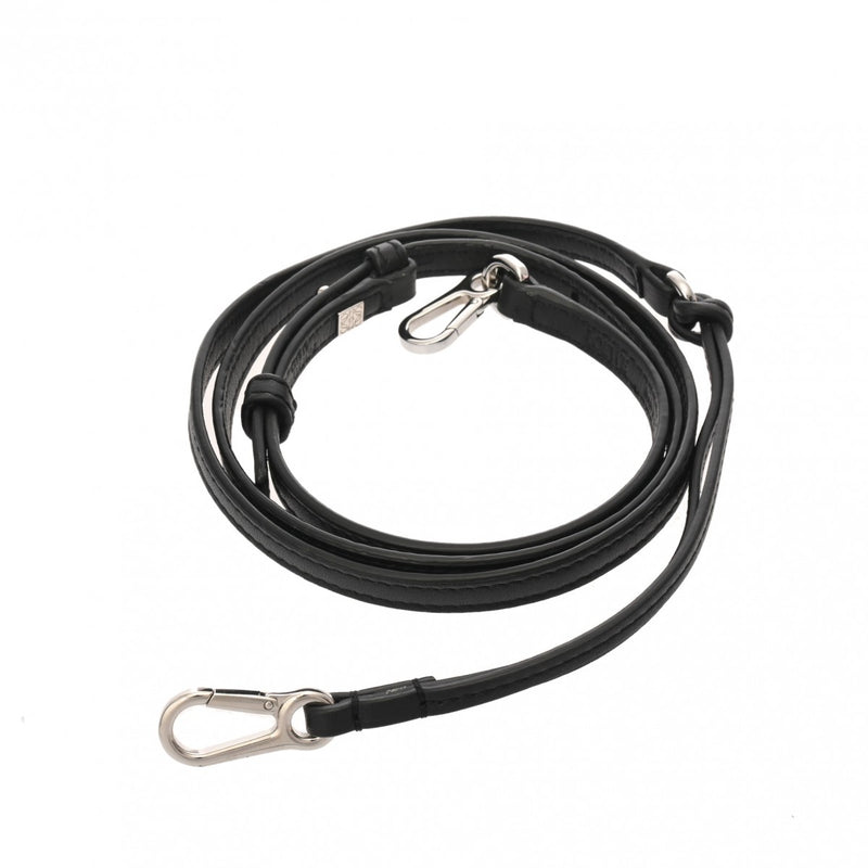 LOEWE ロエベ アナグラム ショルダーストラップ ブラック 109.30AC43 レディース カーフ ショルダーストラップ Aランク 中古 銀蔵