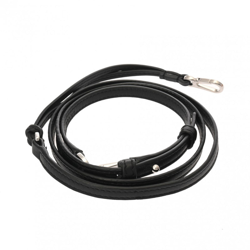 LOEWE ロエベ アナグラム ショルダーストラップ ブラック 109.30AC43 レディース カーフ ショルダーストラップ Aランク 中古 銀蔵