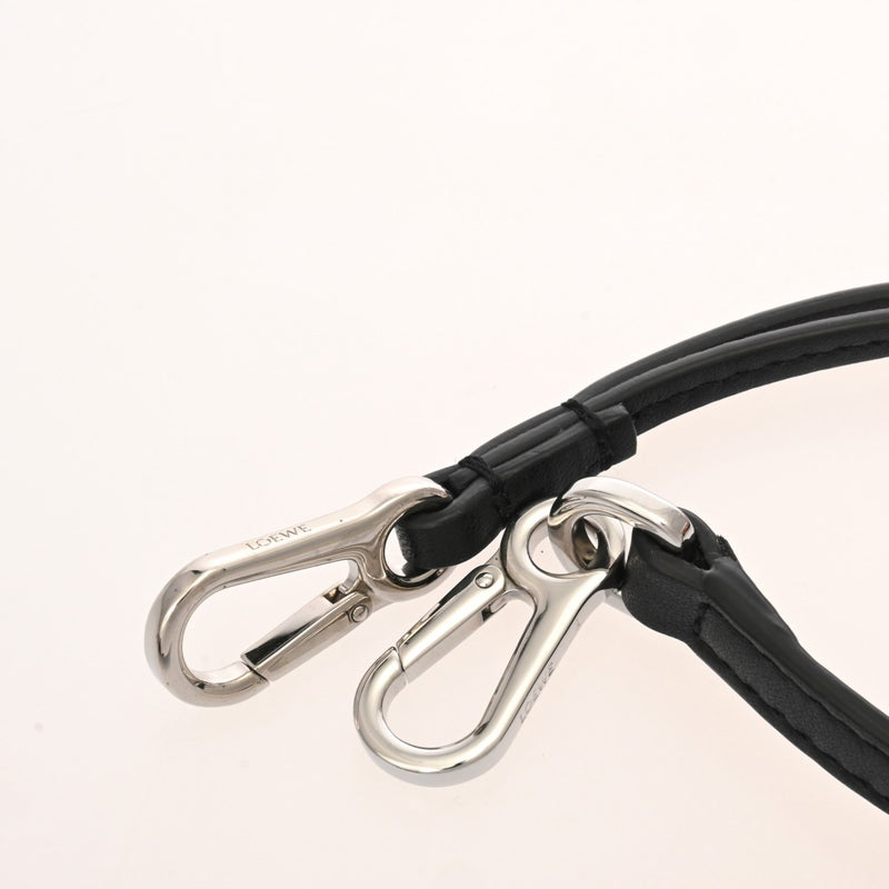 LOEWE ロエベ アナグラム ショルダーストラップ ブラック 109.30AC43 レディース カーフ ショルダーストラップ Aランク 中古 銀蔵