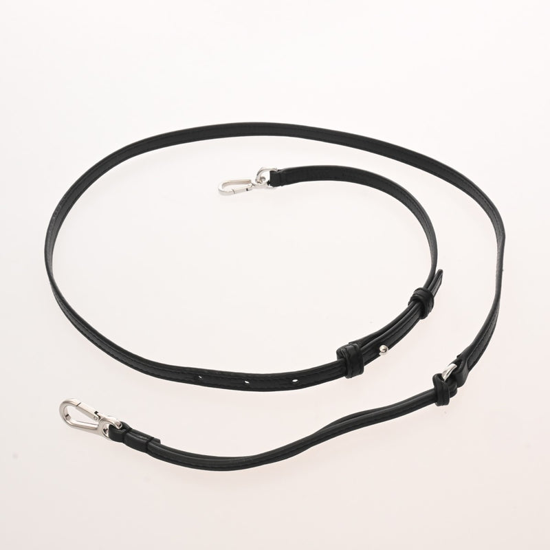 LOEWE ロエベ アナグラム ショルダーストラップ ブラック 109.30AC43 レディース カーフ ショルダーストラップ Aランク 中古 銀蔵