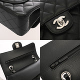 CHANEL シャネル マトラッセ チェーンショルダー 23 ブラック A01113 レディース キャビアスキン ショルダーバッグ Aランク 中古 銀蔵