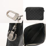 LOUIS VUITTON ルイヴィトン モノグラムエクリプス トリオメッセンジャー ブラック M69443 メンズ モノグラムキャンバス ショルダーバッグ Bランク 中古 銀蔵