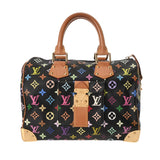 LOUIS VUITTON ルイヴィトン マルチカラー スピーディ 30 ノワール M92642 レディース モノグラムマルチカラー ハンドバッグ Bランク 中古 銀蔵