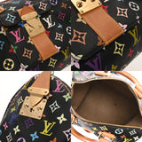 LOUIS VUITTON ルイヴィトン マルチカラー スピーディ 30 ノワール M92642 レディース モノグラムマルチカラー ハンドバッグ Bランク 中古 銀蔵