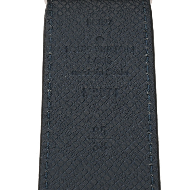 LOUIS VUITTON ルイヴィトン タイガ サンチュール スレンダー 35MM サイズ95 アルドワーズ/オセアン M9071V メンズ レザー ベルト Aランク 中古 銀蔵